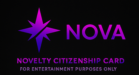 NOVA Citizenship Card – Novelty Prop